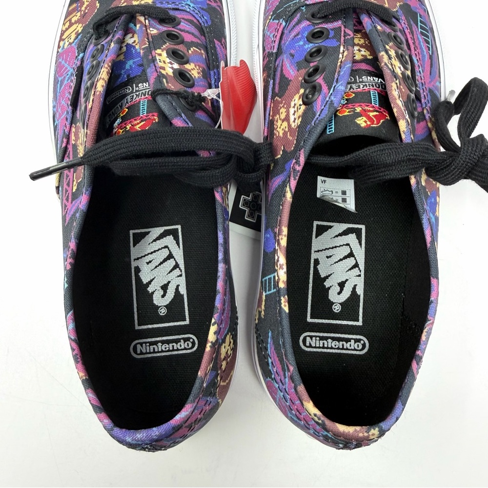 Vans x Nintendo Donkey Kong Authentic Shoe Sneaker Women’s Sz 8.5 Limited Ed NEW - Picture 7 of 8